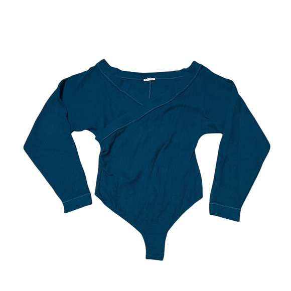 Free People Intimately Lovin This Feeling Bodysuit in Night Swim - Picture 5 of 11